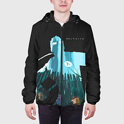 Куртка с капюшоном мужская Half-Life City, цвет: 3D-черный — фото 2