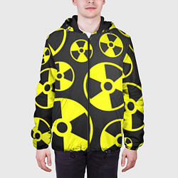 Куртка с капюшоном мужская Радиация цвета 3D-черный — фото 2