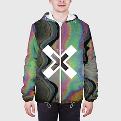 Куртка с капюшоном мужская The XX: Neon Colour, цвет: 3D-белый — фото 2