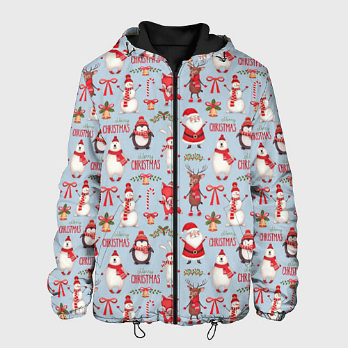 Мужская куртка Рождественская Милота / 3D-Черный – фото 1