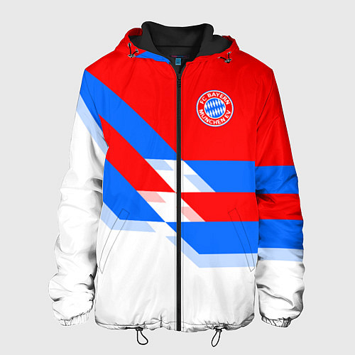 Мужская куртка Bayern FC: White style / 3D-Черный – фото 1
