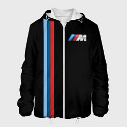 Куртка с капюшоном мужская BMW BLACK COLLECTION БМВ, цвет: 3D-белый