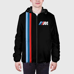 Куртка с капюшоном мужская BMW BLACK COLLECTION БМВ, цвет: 3D-черный — фото 2