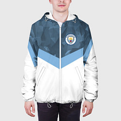Куртка с капюшоном мужская Manchester City FC: Sport, цвет: 3D-белый — фото 2