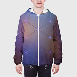 Куртка с капюшоном мужская НЕЙРОННАЯ СЕТЬ NEURAL NETWORK, цвет: 3D-белый — фото 2