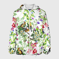 Куртка с капюшоном мужская Райский остров, цвет: 3D-белый