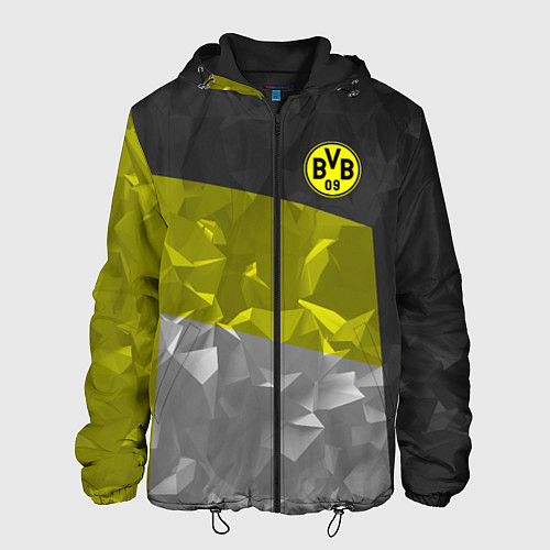Мужская куртка BVB FC: Dark polygons / 3D-Черный – фото 1
