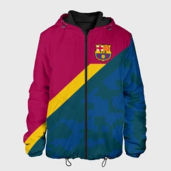Куртка с капюшоном мужская Barcelona FC: Sport Camo 2018, цвет: 3D-черный