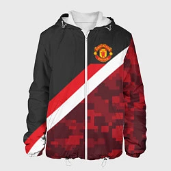 Куртка с капюшоном мужская Man UTD FC: Sport Camo, цвет: 3D-белый