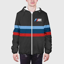 Куртка с капюшоном мужская BMW 2018 M Sport, цвет: 3D-белый — фото 2