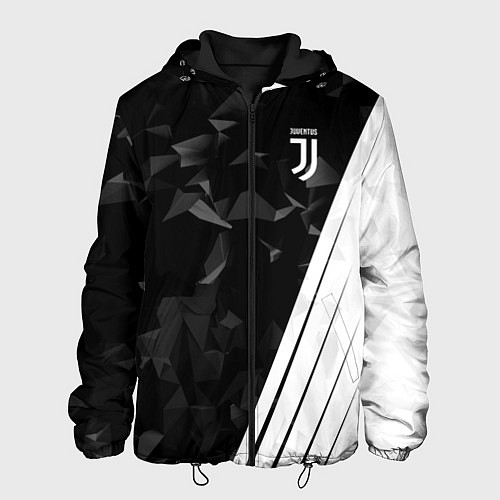 Мужская куртка FC Juventus: Abstract / 3D-Черный – фото 1