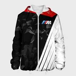 Куртка с капюшоном мужская BMW M: Poly Sport, цвет: 3D-белый