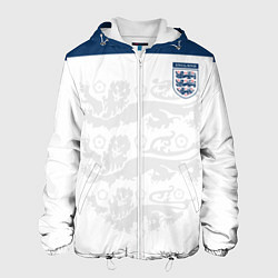Куртка с капюшоном мужская Сборная Англии, цвет: 3D-белый