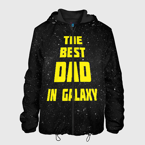 Мужская куртка The Best Dad in Galaxy / 3D-Черный – фото 1