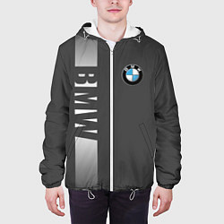 Куртка с капюшоном мужская BMW SPORT, цвет: 3D-белый — фото 2