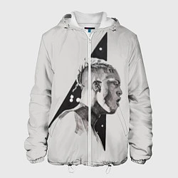 Куртка с капюшоном мужская XXXtentacion, цвет: 3D-белый