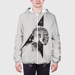 Куртка с капюшоном мужская XXXtentacion, цвет: 3D-белый — фото 2