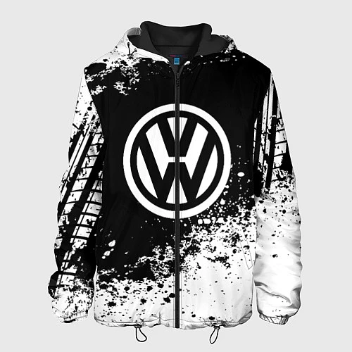 Мужская куртка Volkswagen: Black Spray / 3D-Черный – фото 1