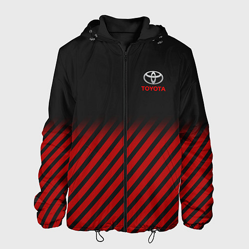 Мужская куртка Toyota: Red Lines / 3D-Черный – фото 1