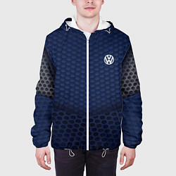 Куртка с капюшоном мужская Volkswagen: Sport Motors, цвет: 3D-белый — фото 2