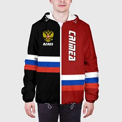 Куртка с капюшоном мужская Crimea, Russia, цвет: 3D-белый — фото 2