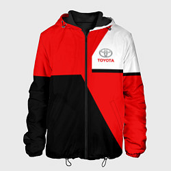 Куртка с капюшоном мужская Toyota Sport цвета 3D-черный — фото 1