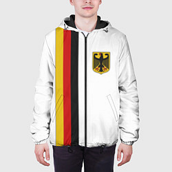 Куртка с капюшоном мужская I Love Germany, цвет: 3D-черный — фото 2