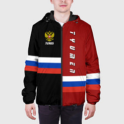 Куртка с капюшоном мужская Tyumen, Russia, цвет: 3D-черный — фото 2