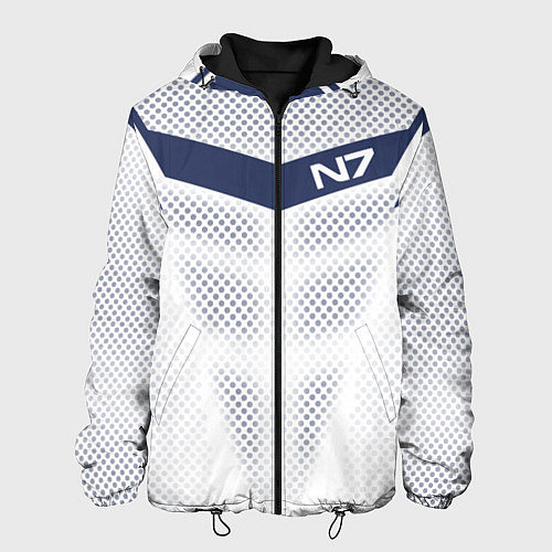 Мужская куртка N7: White Armor / 3D-Черный – фото 1
