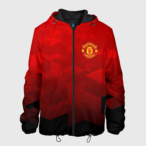 Мужская куртка FC Man UTD: Red Poly / 3D-Черный – фото 1