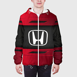 Куртка с капюшоном мужская Honda Sport, цвет: 3D-белый — фото 2