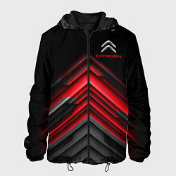 Куртка с капюшоном мужская Citroen: Red sport, цвет: 3D-черный