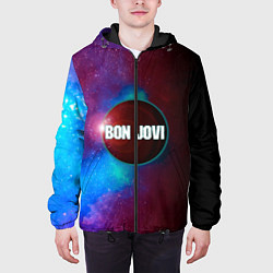 Куртка с капюшоном мужская Bon Jovi, цвет: 3D-черный — фото 2