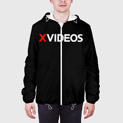 Куртка с капюшоном мужская XVideos, цвет: 3D-белый — фото 2