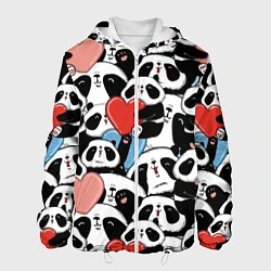 Мужская куртка Милые панды