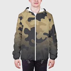Куртка с капюшоном мужская Camouflage Khaki, цвет: 3D-белый — фото 2
