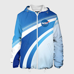 Куртка с капюшоном мужская NASA: Space Style, цвет: 3D-белый
