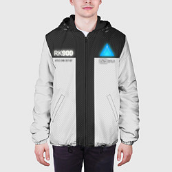 Куртка с капюшоном мужская RK900: Become Human цвета 3D-черный — фото 2