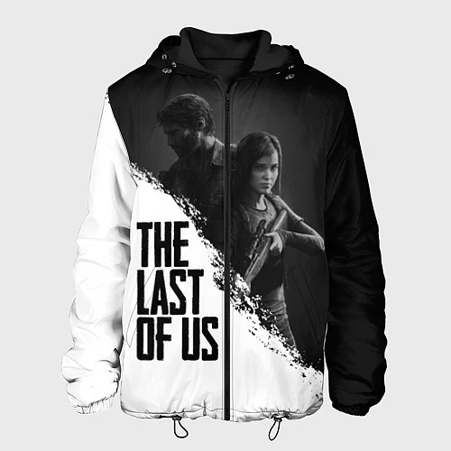 Мужская куртка The Last of Us: White & Black / 3D-Черный – фото 1