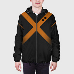 Куртка с капюшоном мужская KATSUKI BAKUGOU полосы, цвет: 3D-черный — фото 2