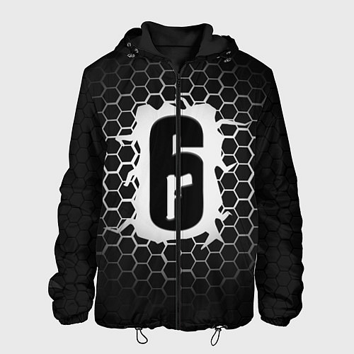 Мужская куртка R6S: Carbon Symbon / 3D-Черный – фото 1