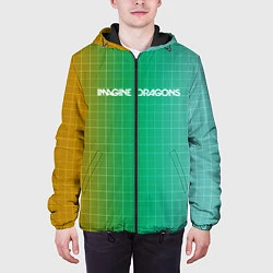 Куртка с капюшоном мужская Imagine Dragons: Evolve Grid, цвет: 3D-черный — фото 2