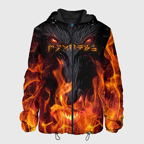 Мужская куртка TES: Flame Wolf / 3D-Черный – фото 1