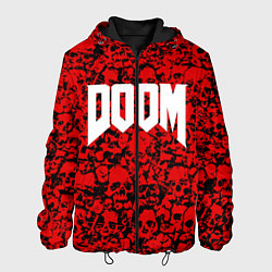Куртка с капюшоном мужская DOOM: Blooded Skuls, цвет: 3D-черный