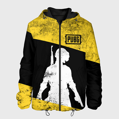 Мужская куртка PUBG: Yellow Grunge / 3D-Черный – фото 1