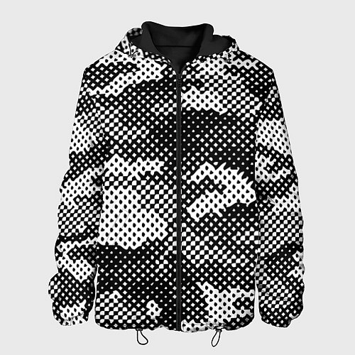 Мужская куртка Черный камуфляж / 3D-Черный – фото 1