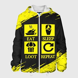 Мужская куртка PUBG: Eat, Sleep, Loot, Repeat