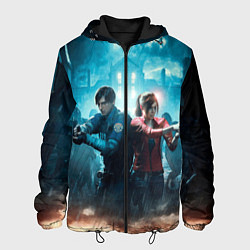 Куртка с капюшоном мужская Resident Evil 2, цвет: 3D-черный