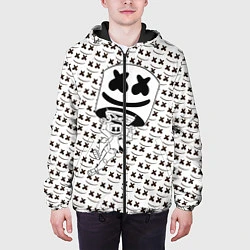 Куртка с капюшоном мужская Marshmello King, цвет: 3D-черный — фото 2