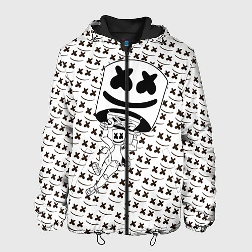 Мужская куртка Marshmello King / 3D-Черный – фото 1